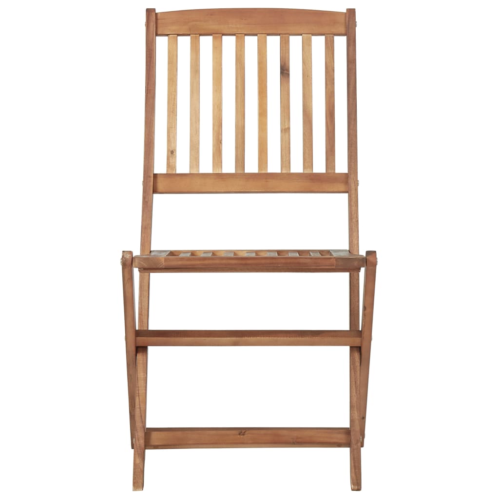 Klappstoler 2 stk heltre akasie
