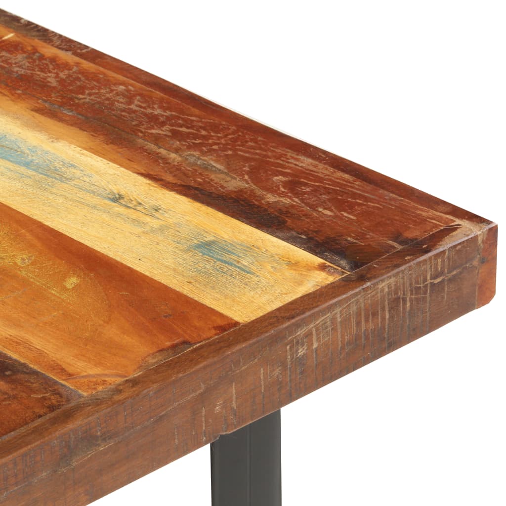 Salongbord 142x90x42 cm gjenvunnet heltre