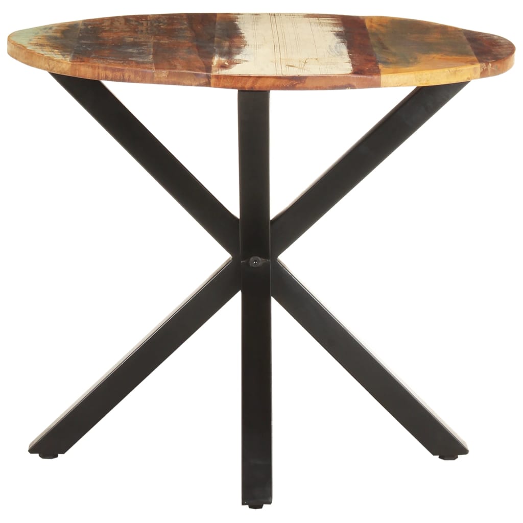 Sidebord 68x68x56 cm gjenvunnet heltre