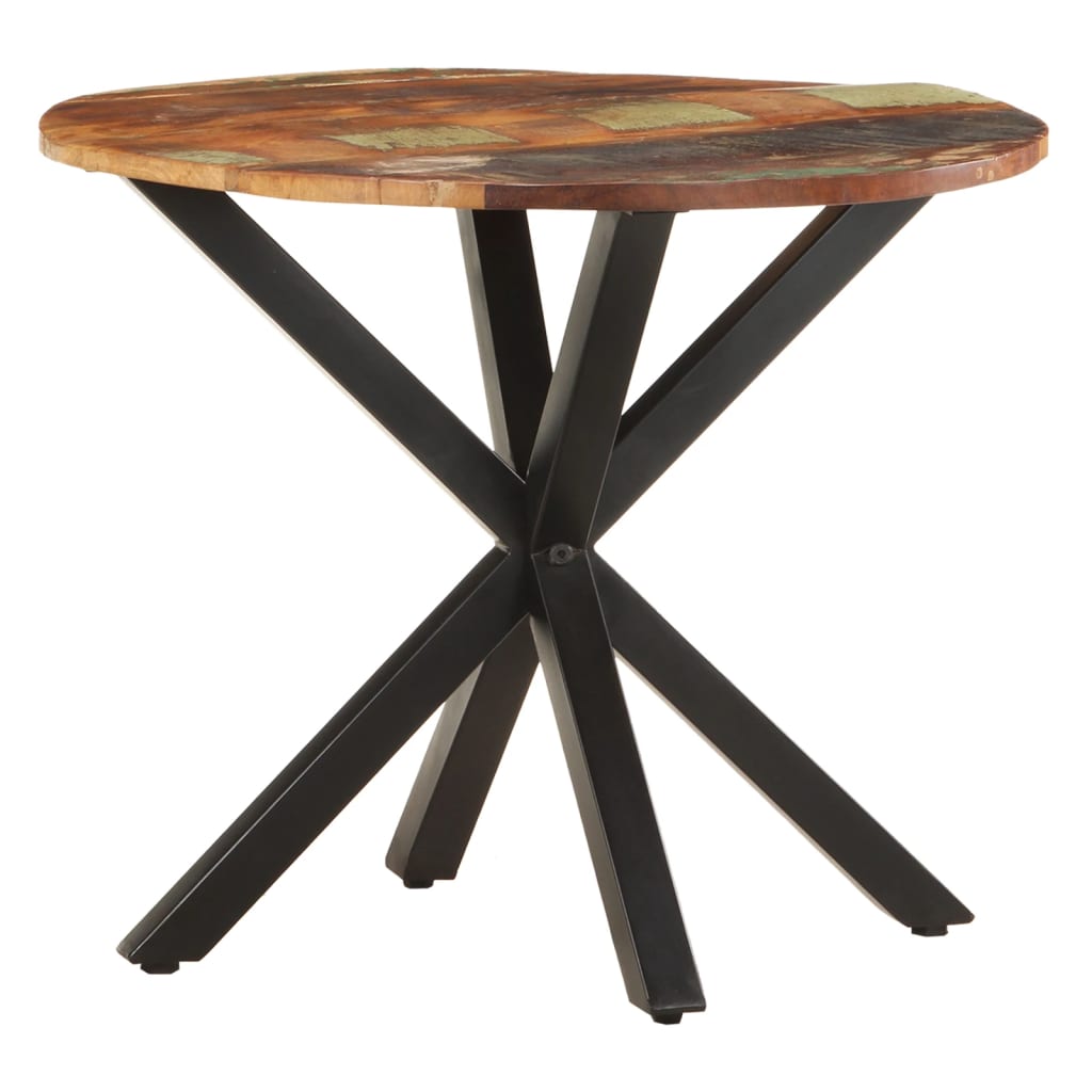 Sidebord 68x68x56 cm gjenvunnet heltre