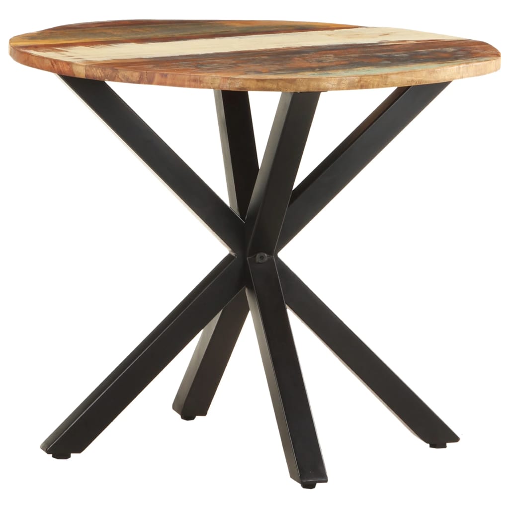 Sidebord 68x68x56 cm gjenvunnet heltre