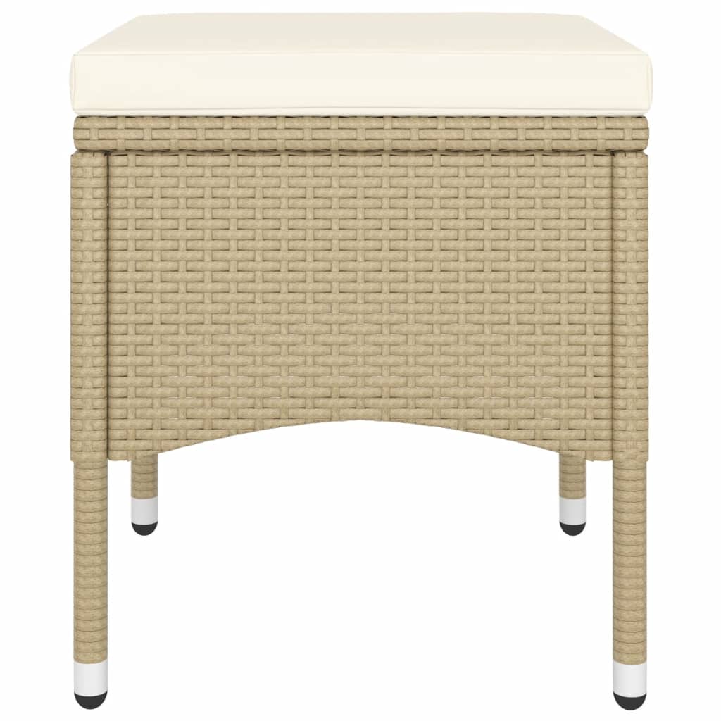 Hagespisegruppe 5 deler polyrotting beige