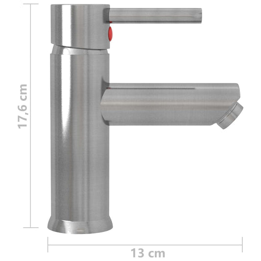 Badekran sølv 130x176 mm vidaXL