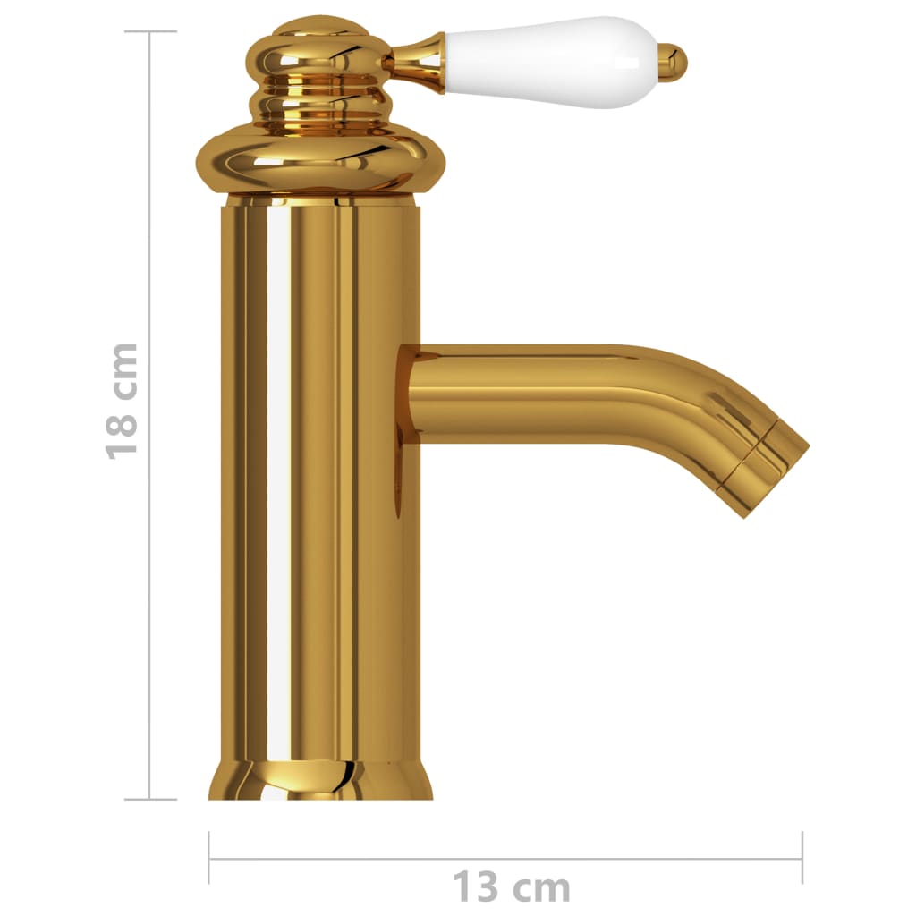 Badekran gull 130x180 mm