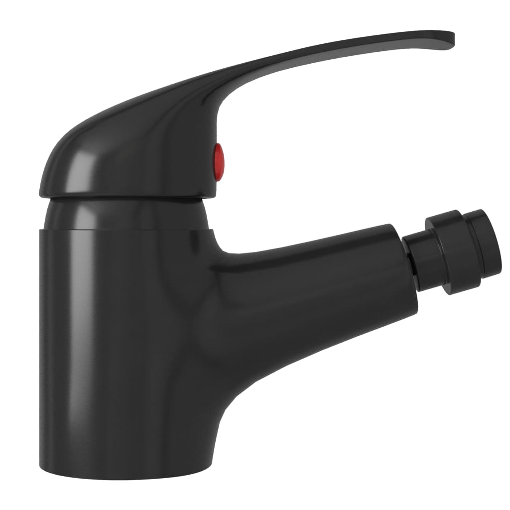Blandebatteri for bidet svart 13x12 cm