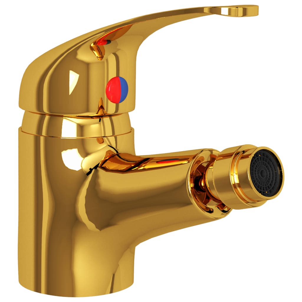 Blandebatteri for bidet gull 13x12 cm