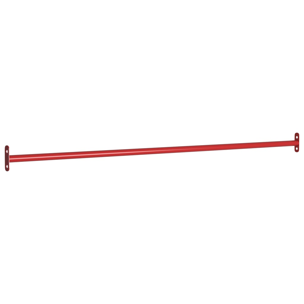 Svingstenger 2 stk 125 cm stål rød vidaXL