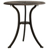 Bistrosett 3 deler støpt aluminium bronse
