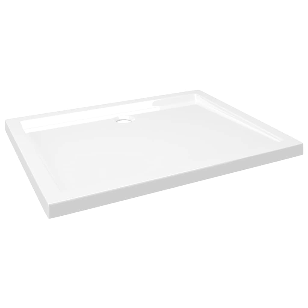 Rektangulært dusjbrett ABS 70x90 cm vidaXL