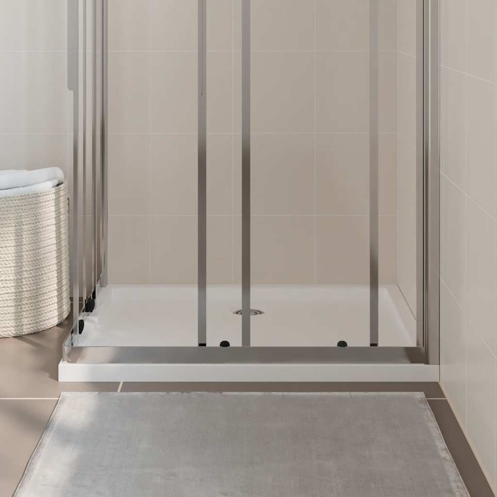 Rektangulært dusjbrett ABS 70x90 cm vidaXL