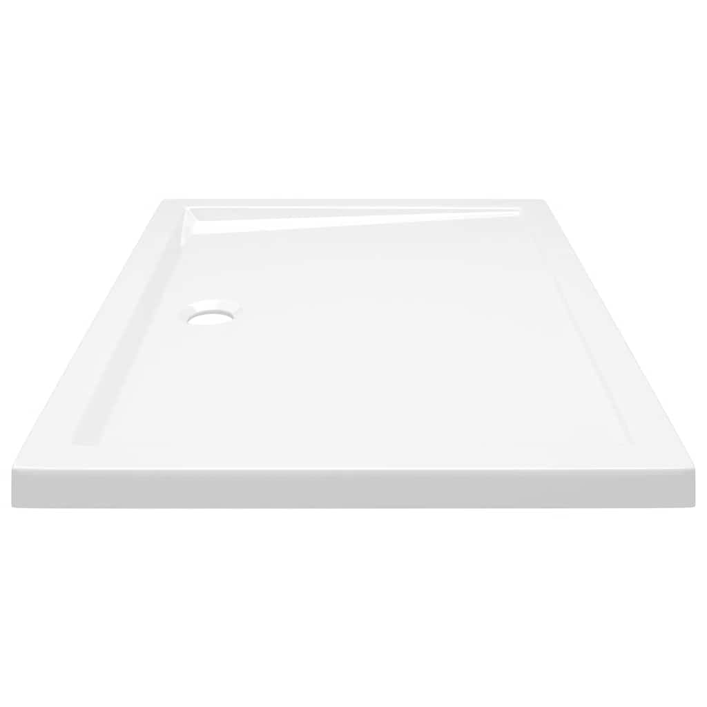 Rektangulært dusjbrett ABS 70x90 cm vidaXL