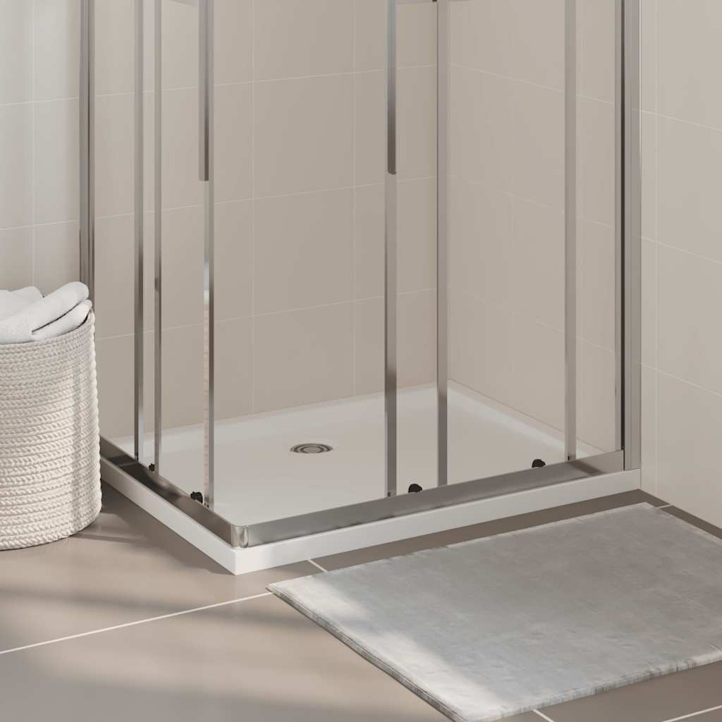 Rektangulært dusjbrett ABS 70x90 cm vidaXL