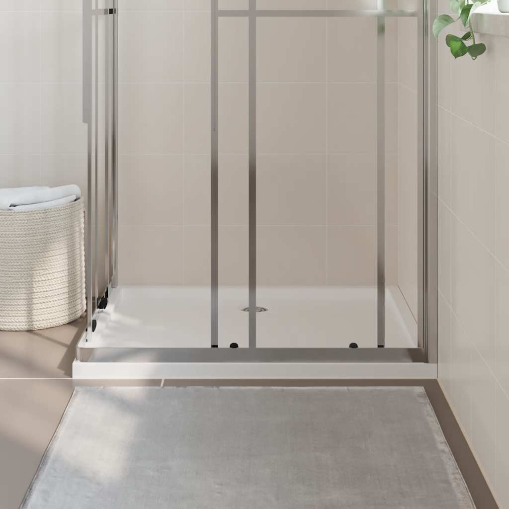 Rektangulært dusjbrett ABS 80x100 cm vidaXL