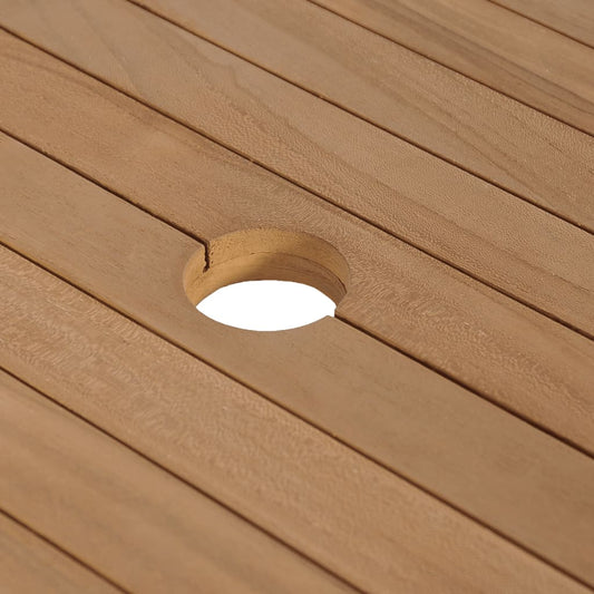 Baderomshylle heltre teak med vask marmor svart