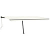 Markisestolpesett antrasitt 600x245 cm jern