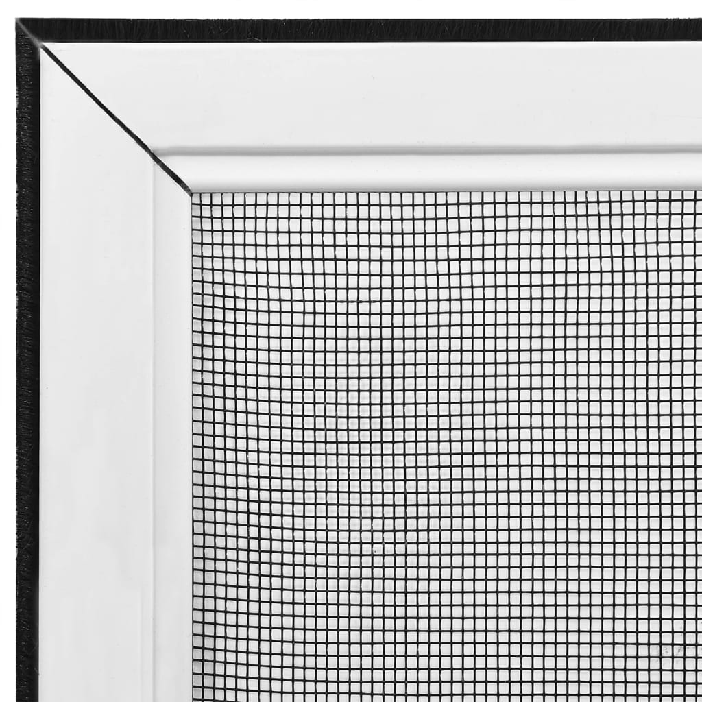 Utvidbar insektskjerm for vindu hvit (100-193)x75 cm