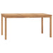 Utendørs spisebord 160x80x77 cm heltre teak vidaXL