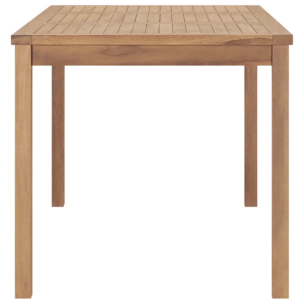 Utendørs spisebord 160x80x77 cm heltre teak vidaXL