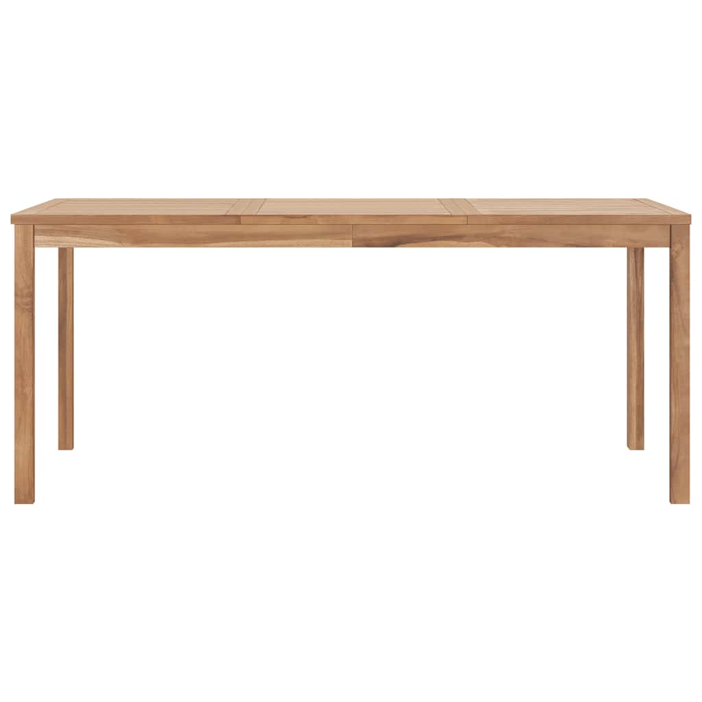Utendørs spisebord 180x90x77 cm heltre teak vidaXL