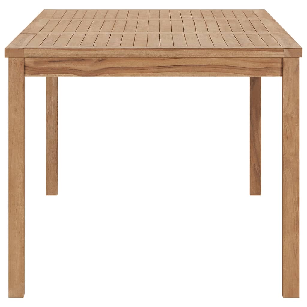 Utendørs spisebord 180x90x77 cm heltre teak vidaXL