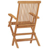 Klappstoler 2 stk heltre teak