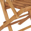 Klappstoler 2 stk heltre teak