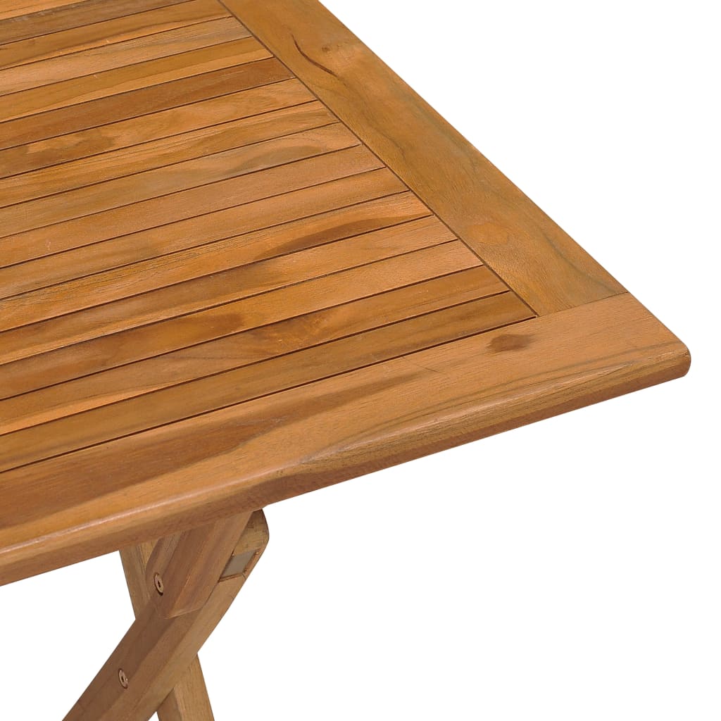 Sammenleggbart hagebord 90x60x75 cm heltre teak vidaXL
