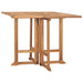 Sammenleggbart hagebord 90x90x75 cm heltre teak vidaXL