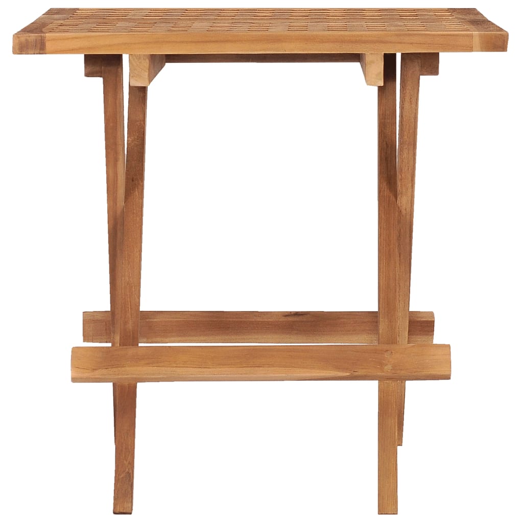 Sammenleggbart hagebord 50x50x50 cm heltre teak
