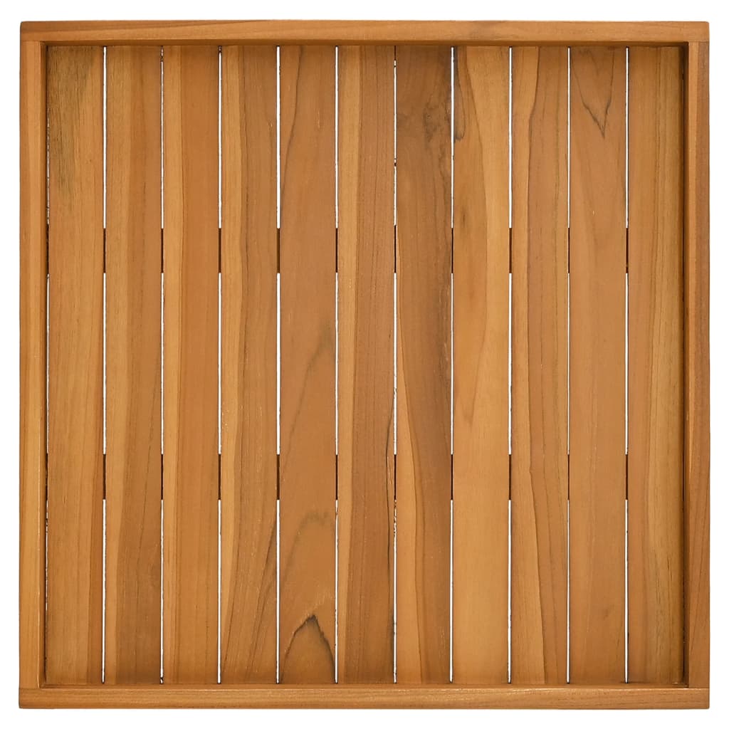 Serveringsbrett 60x60 cm heltre teak vidaXL
