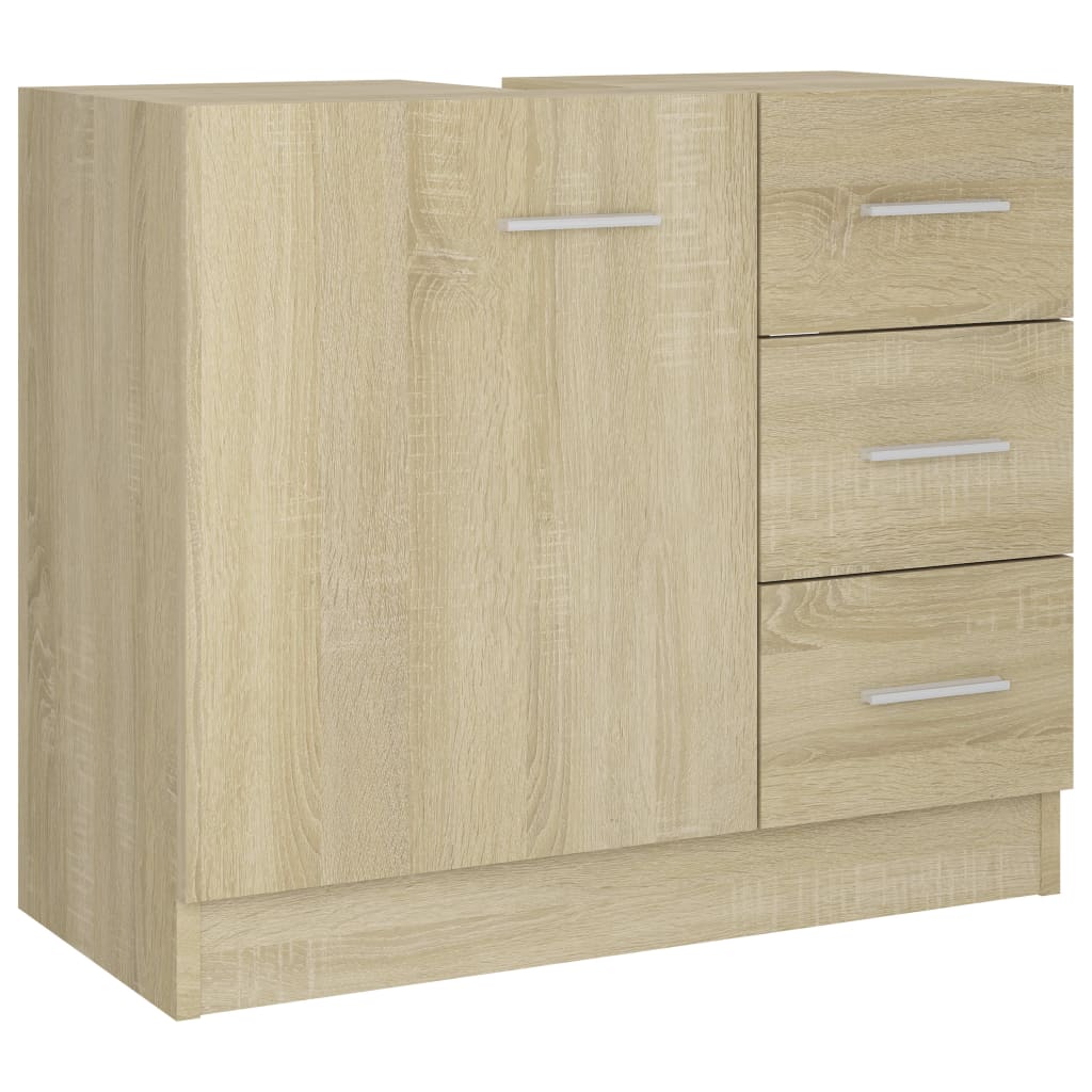 Servantskap sonoma eik 63x30x54 cm konstruert tre