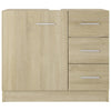 Servantskap sonoma eik 63x30x54 cm konstruert tre