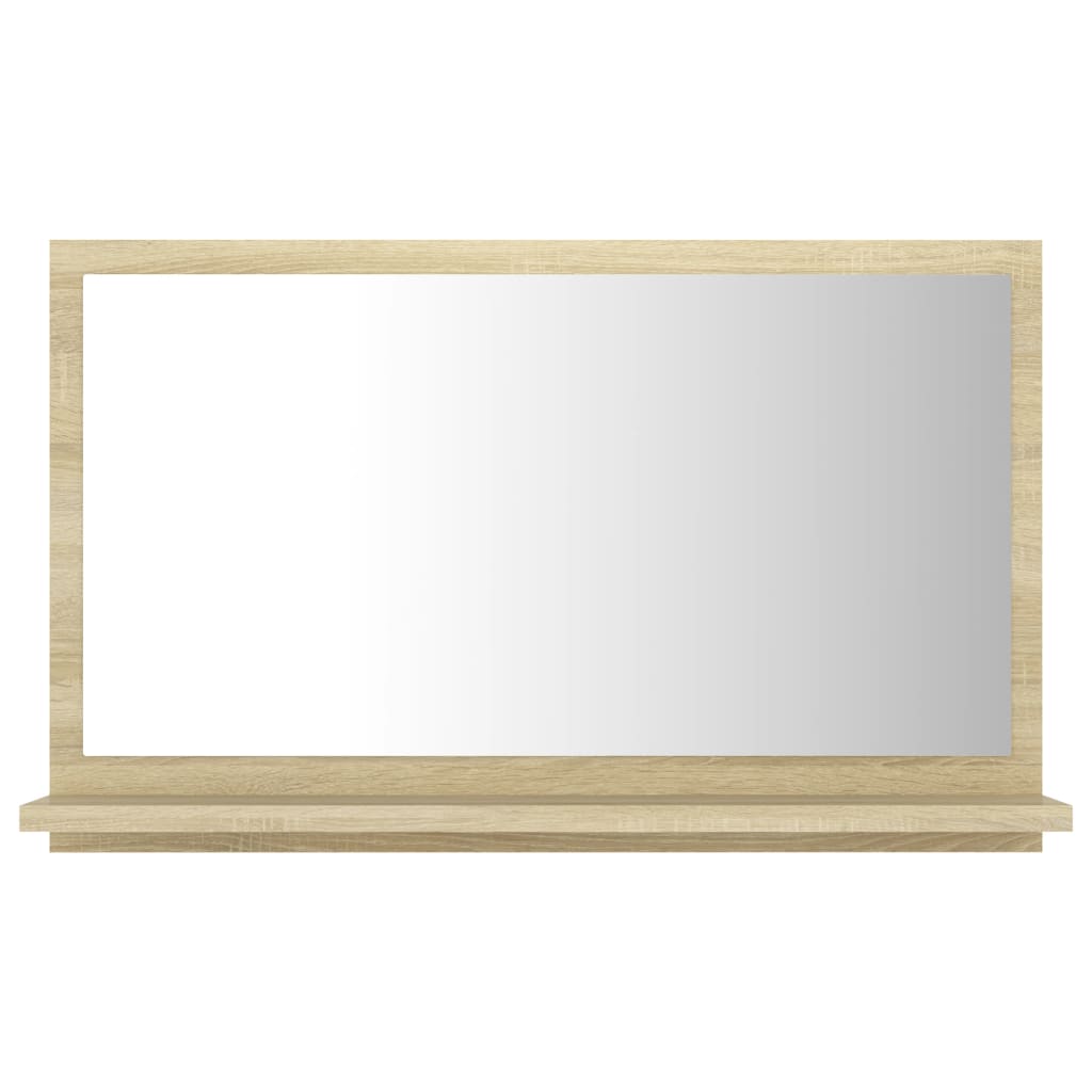 Baderomsspeil sonoma eik 60x10,5x37 cm konstruert tre