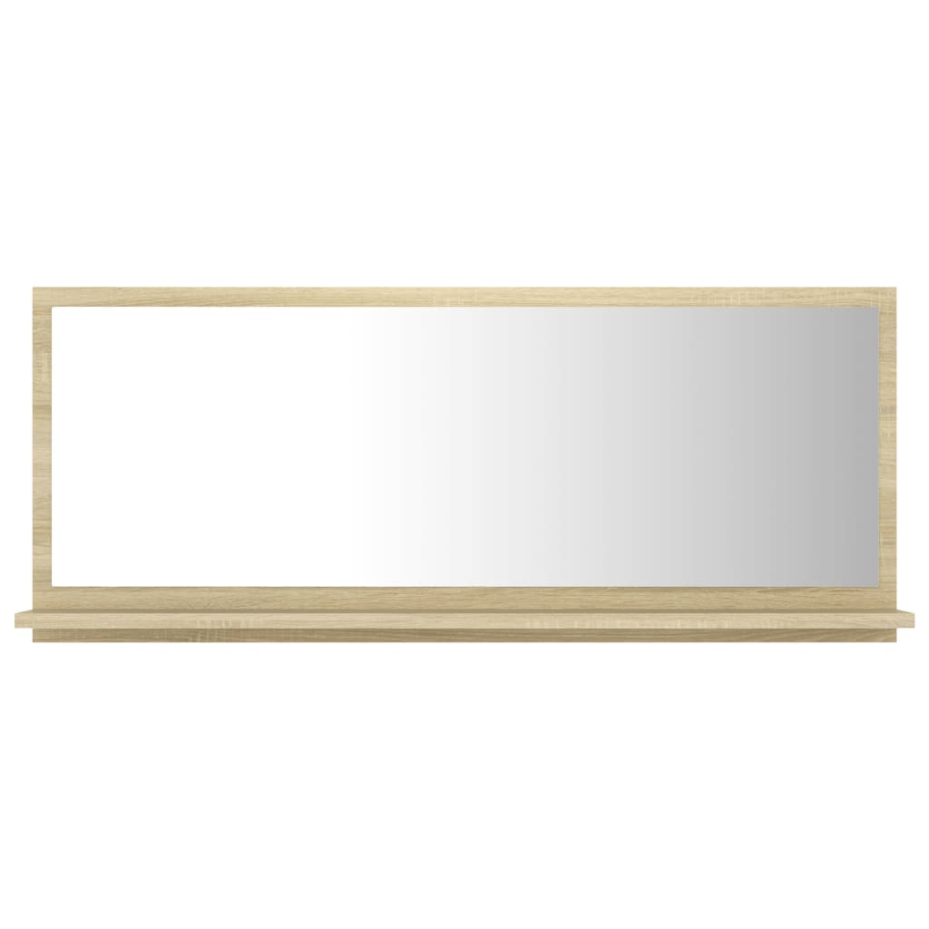 Baderomsspeil sonoma eik 90x10,5x37 cm sponplate