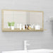 Baderomsspeil sonoma eik 90x10,5x37 cm sponplate