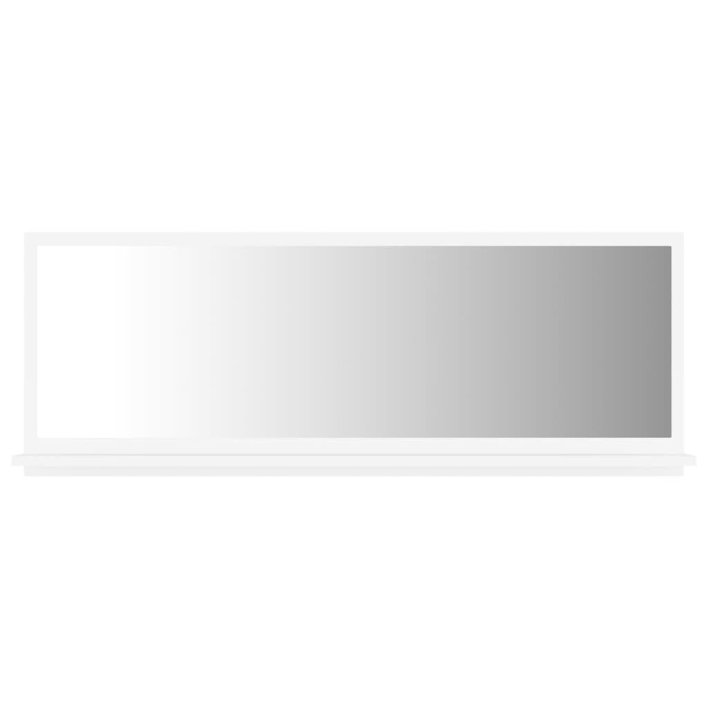 Baderomsspeil hvit 100x10,5x37 cm sponplate