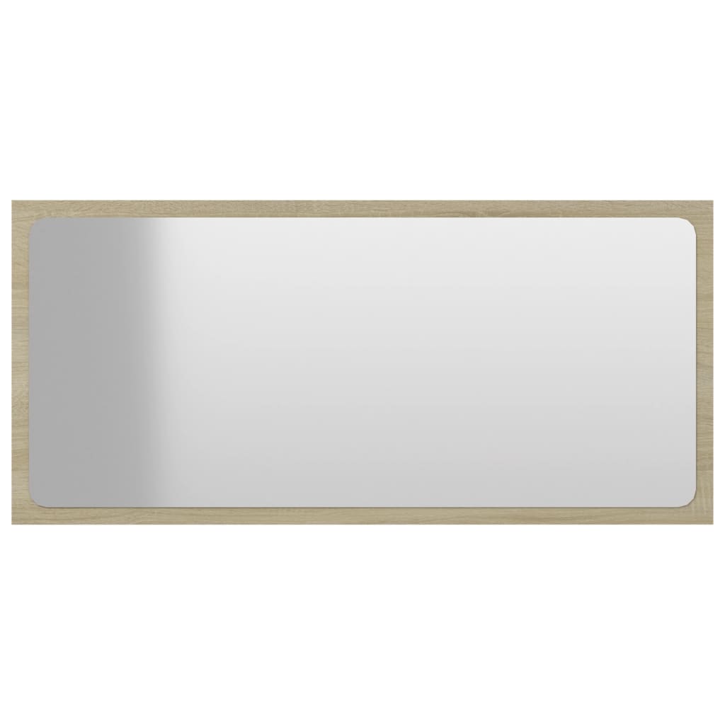 Baderomsspeil sonoma eik 80x1,5x37 cm sponplate