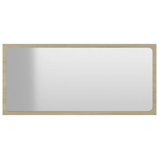Baderomsspeil sonoma eik 80x1,5x37 cm sponplate