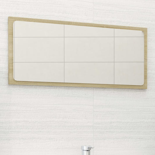 Baderomsspeil sonoma eik 80x1,5x37 cm sponplate