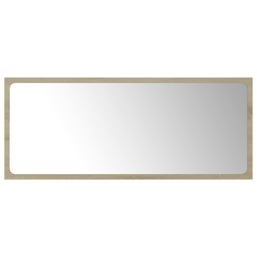 Baderomsspeil sonoma eik 90x1,5x37 cm sponplate