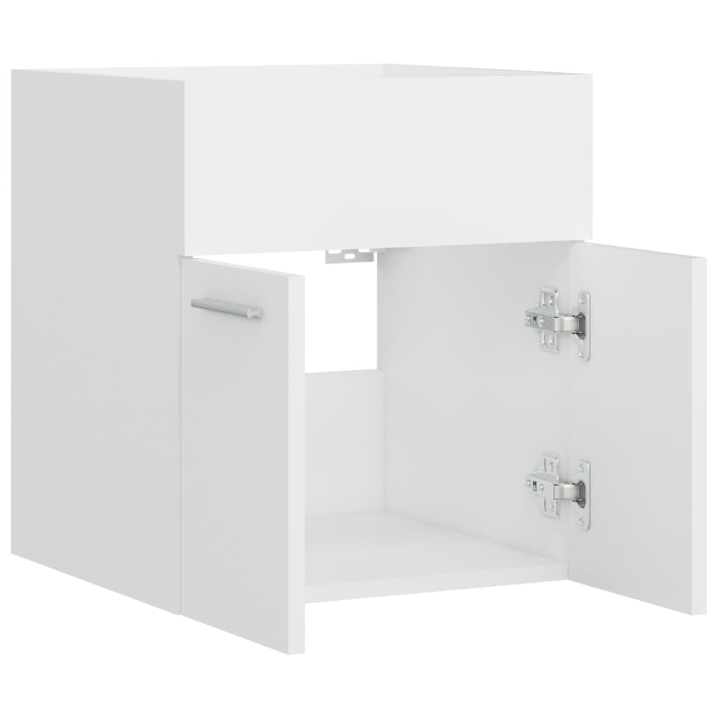 Servantskap hvit 41x38,5x46 cm konstruert tre