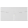 Servantskap hvit og sonoma eik 90x38,5x46 cm konstruert tre