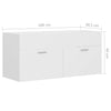 Servantskap hvit 100x38,5x46 cm konstruert tre