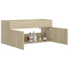 Servantskap sonoma eik 100x38,5x46 cm konstruert tre