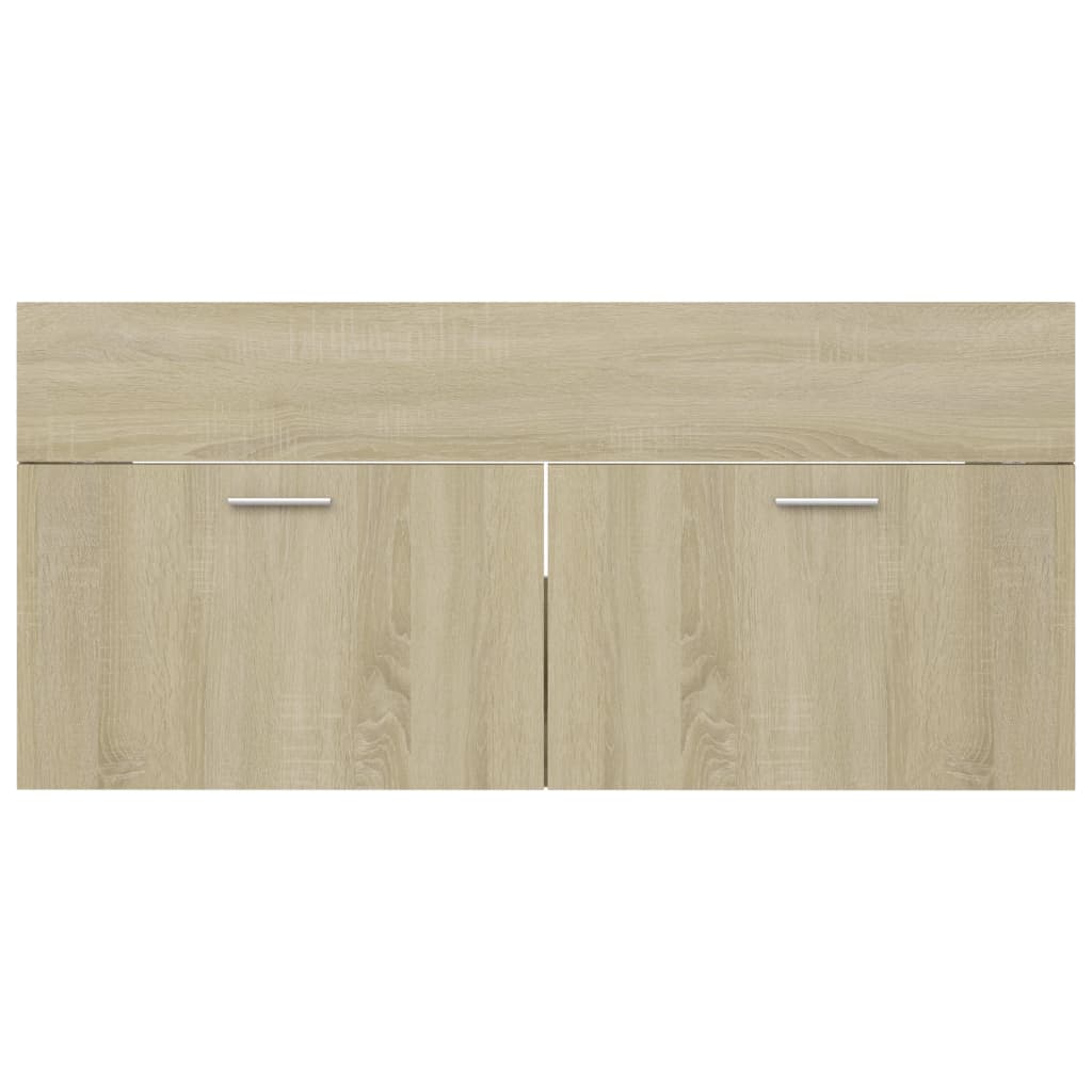 Servantskap sonoma eik 100x38,5x46 cm konstruert tre