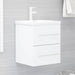 Servantskap hvit 41x38,5x48 cm konstruert tre