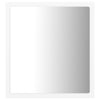 Baderomsspeil LED hvit 40x8,5x37 cm akryl