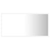 Baderomsspeil LED hvit 80x8,5x37 cm akryl