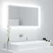 Baderomsspeil LED hvit 80x8,5x37 cm akryl