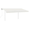 Markisestolpesett hvit 450x245 cm jern